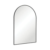 Fienza Arch Matte Black Framed Mirror